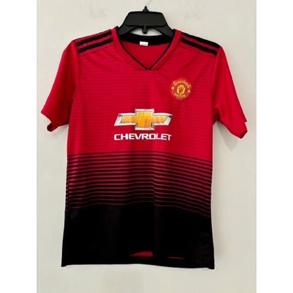 Manchester United Chevrolet Jersey Embroidered Patch Youth XL #7 Soccer - Picture 1 of 5